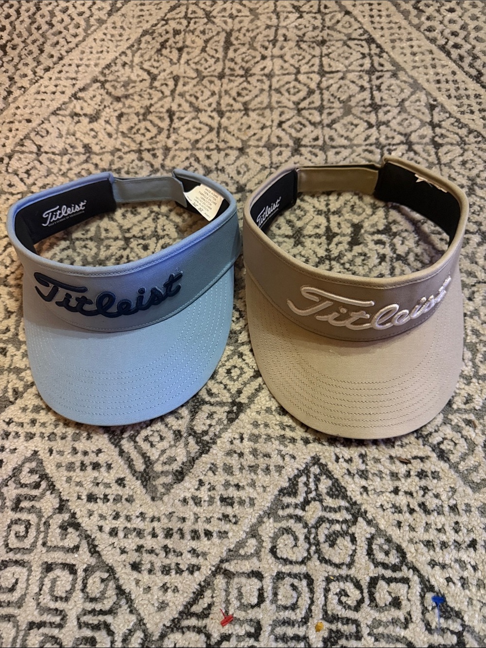 Titleist Dual Visor Set - Light Blue & Khaki